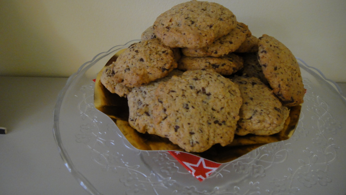 Biscotti con cioccolato e zenzero fresco