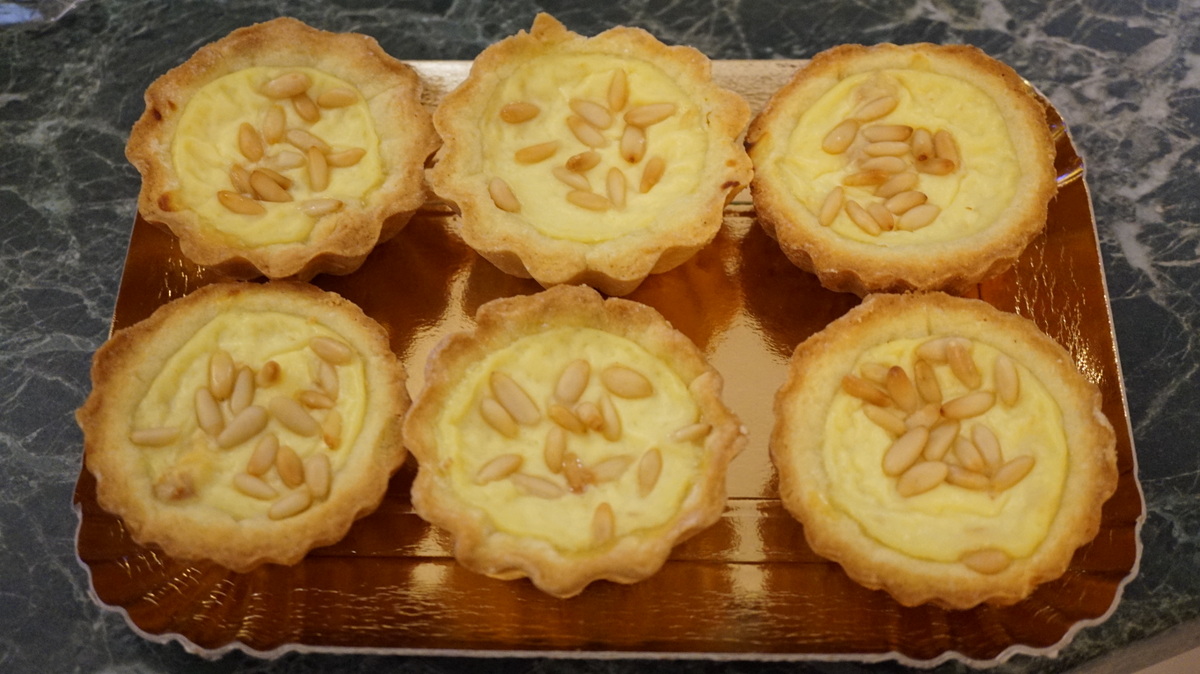 Torta della nonna alla crema versione mini