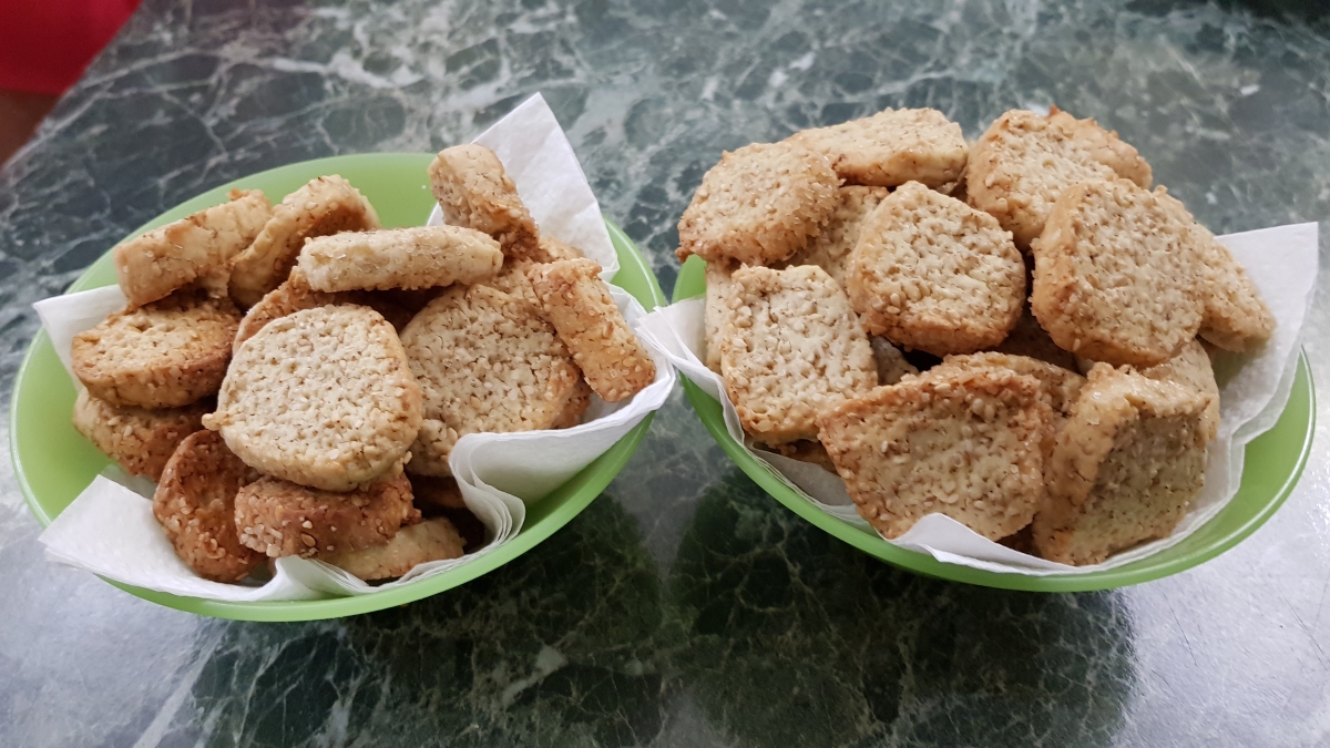 Biscotti al sesamo