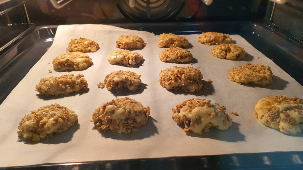 Biscotti Corn Flakes in forno