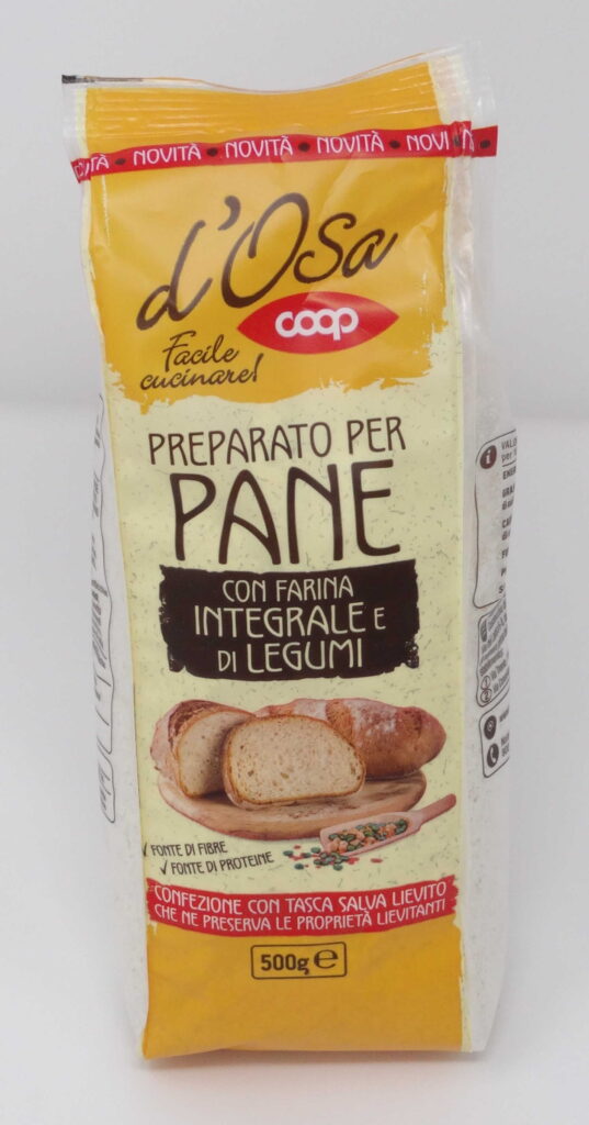 Preparato per pane Coop con farina integrale e di legumi